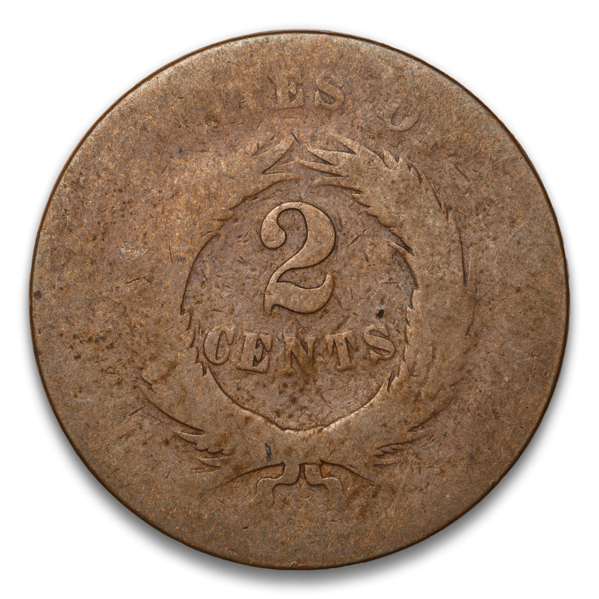 US 2 Cent 1867 Non-Certified FR-2