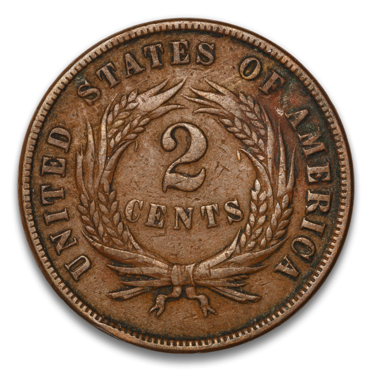 US 2 Cent 1869 Non-Certified VF-20