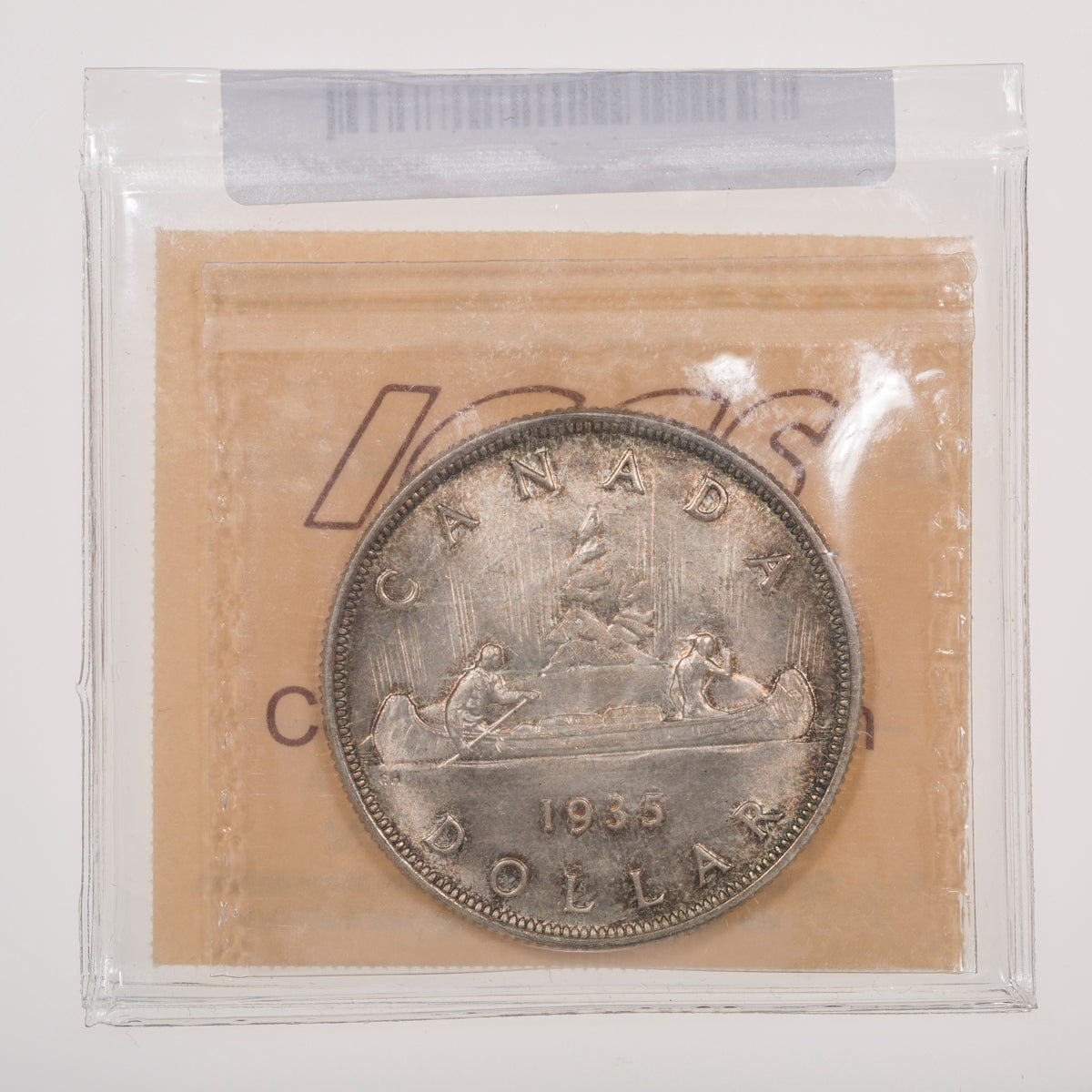 $1 1935 Dbl XXV; Dbl Voyageur ICCS MS-65