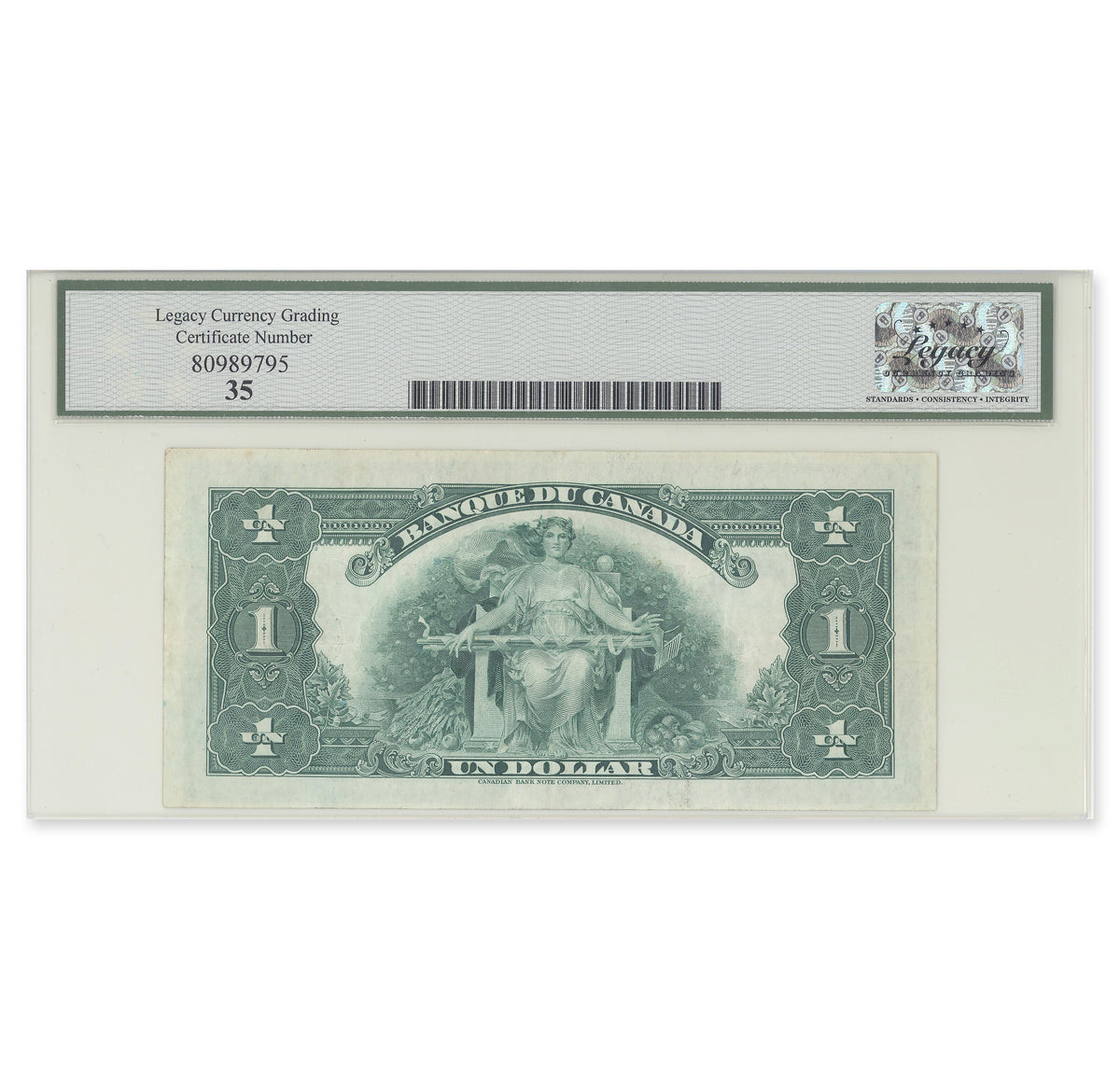 $1 1935 BC-2 French Osborne-Towers Prefix F Legacy VF-35