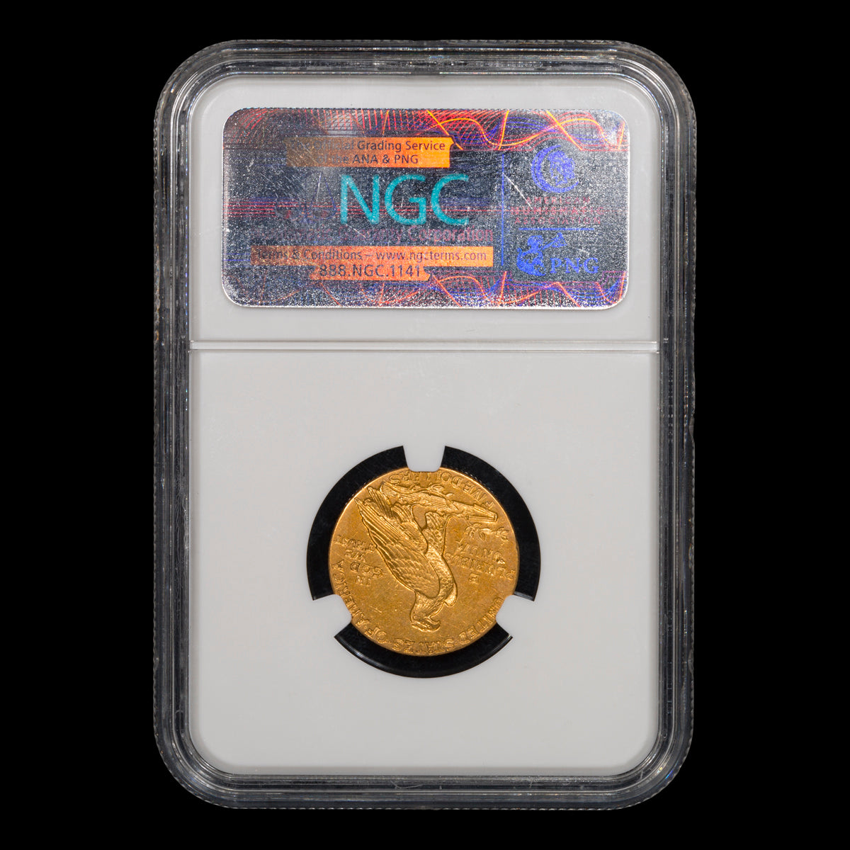 US $5 1909O NGC AU-50