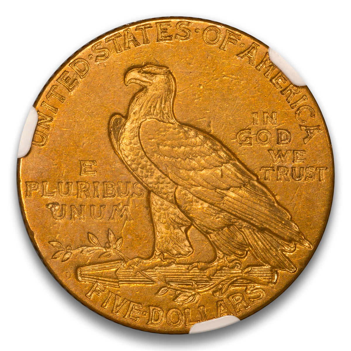 US $5 1909O NGC AU-50
