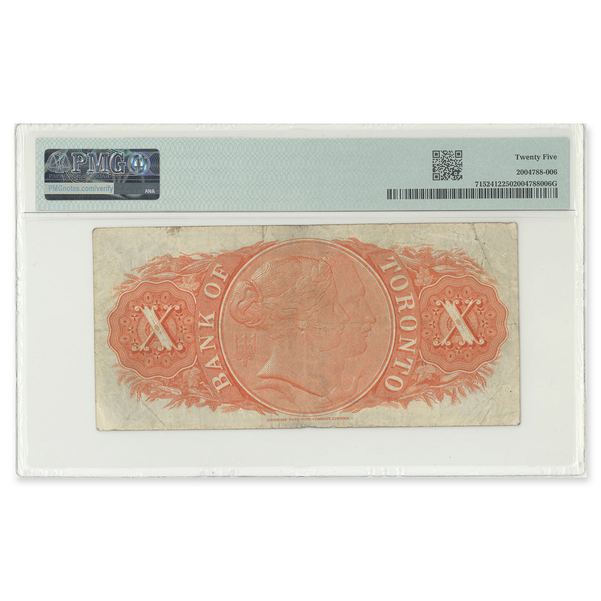 $10 1937 715-24-12 Marsh-Lamb PMG VF-25