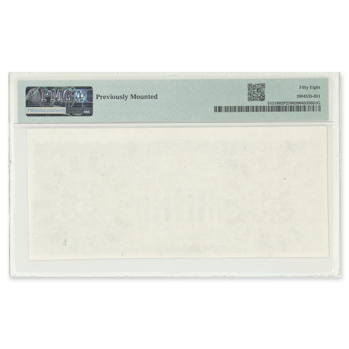 $5 and $10 1904 Front and Back Proof Pair PMG CUNC-63