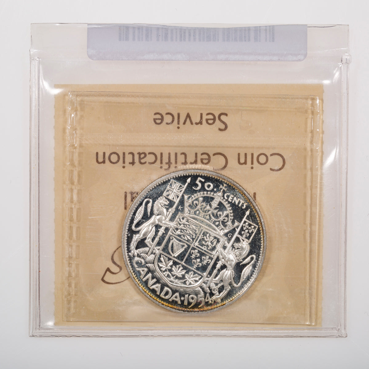 50 Cent 1954 ICCS PL-66 Cameo
