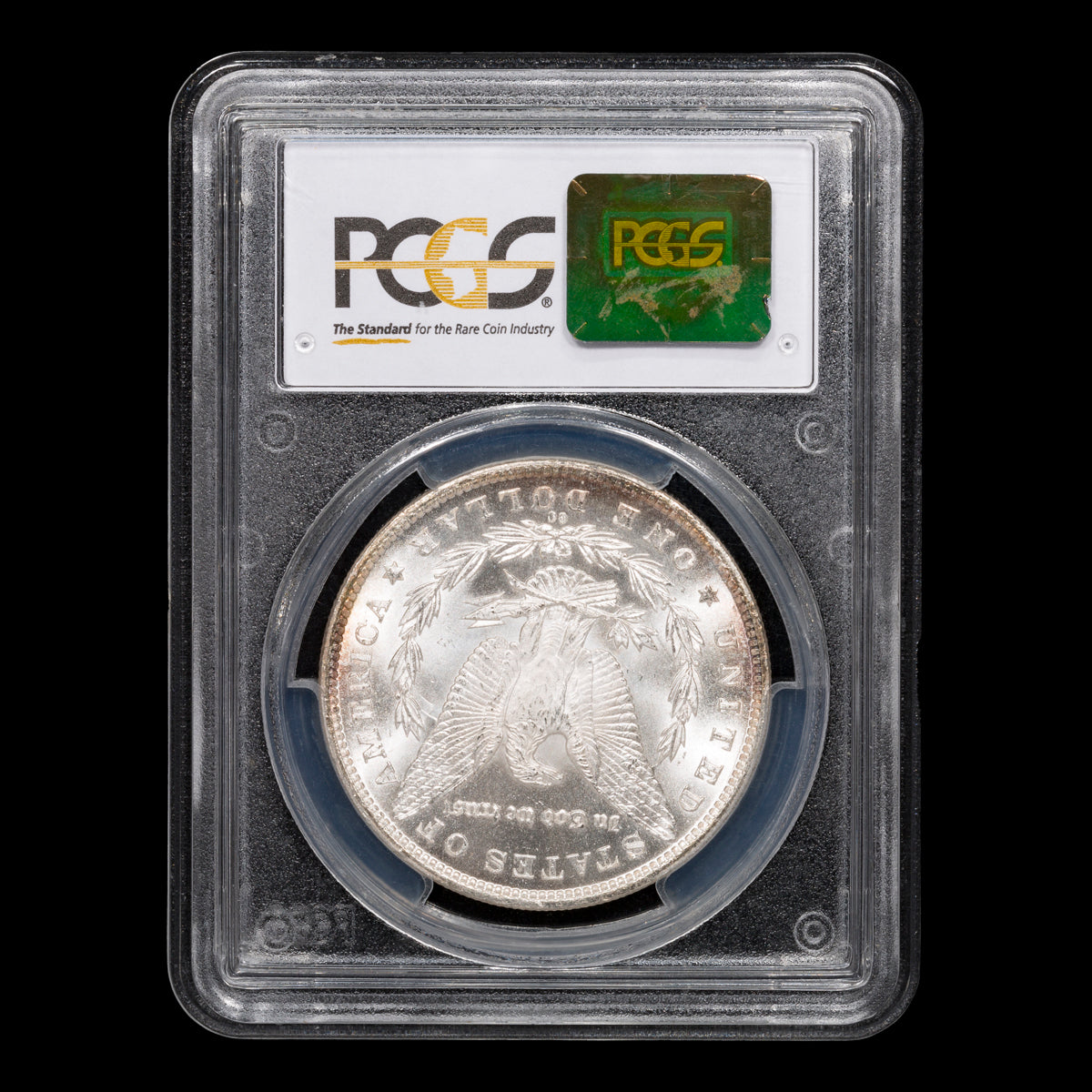 US $1 Morgan 1882CC PCGS MS-65 CAC Green Bean
