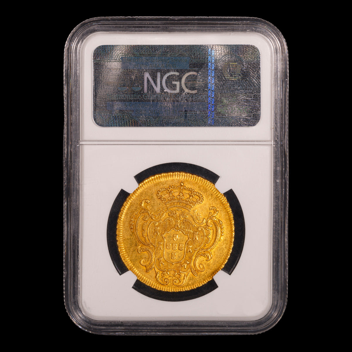 Brazil Maria I Gold 6400 Reis 1799 R MS-62