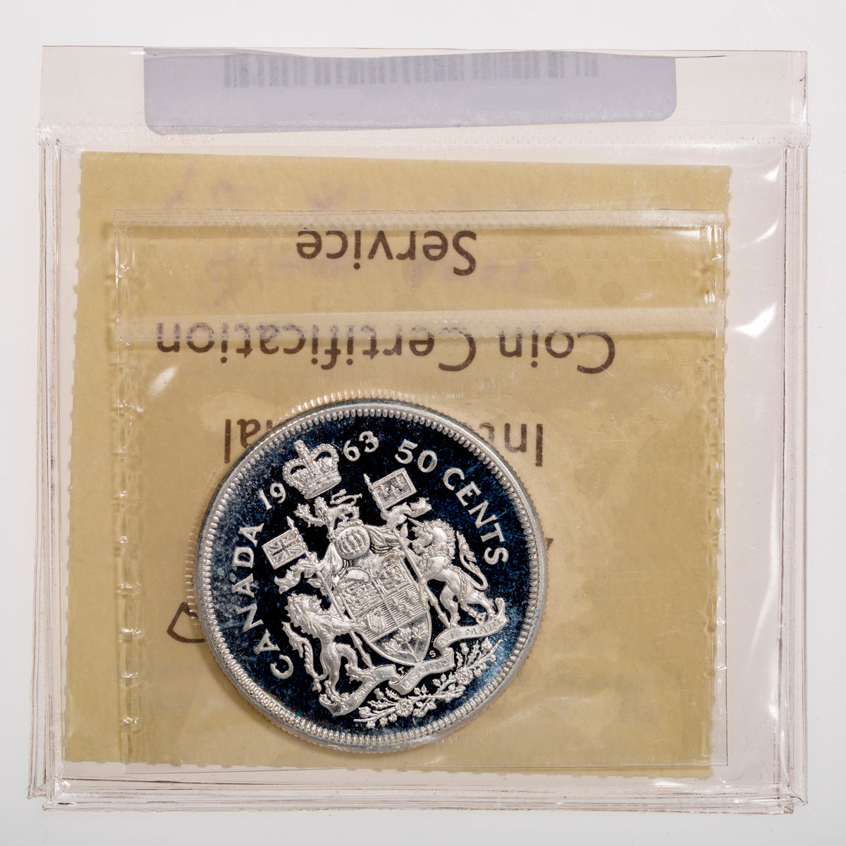 50 Cent 1963 ICCS PL-66 Heavy Cameo
