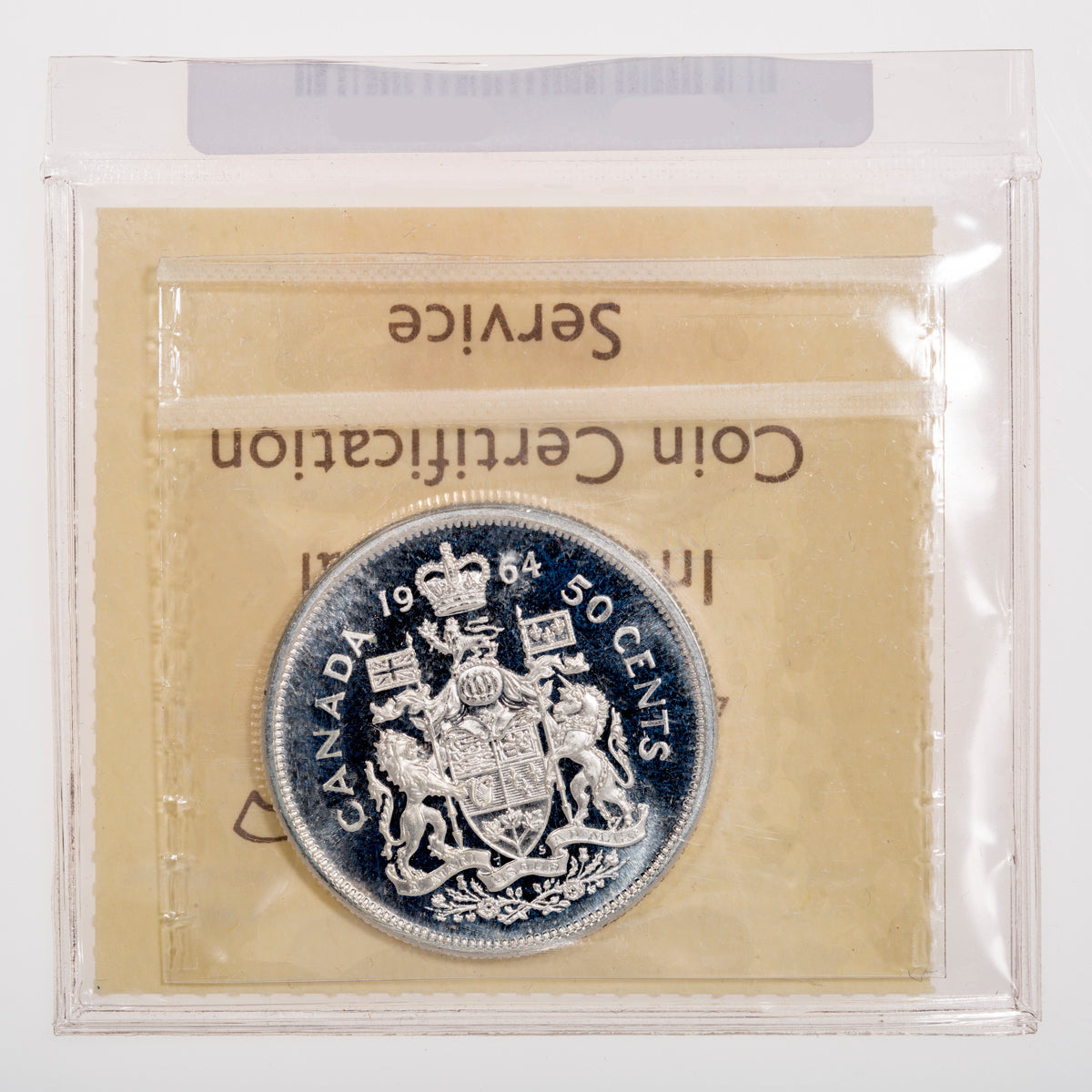 50 Cent 1964 ICCS PL-66 Heavy Cameo
