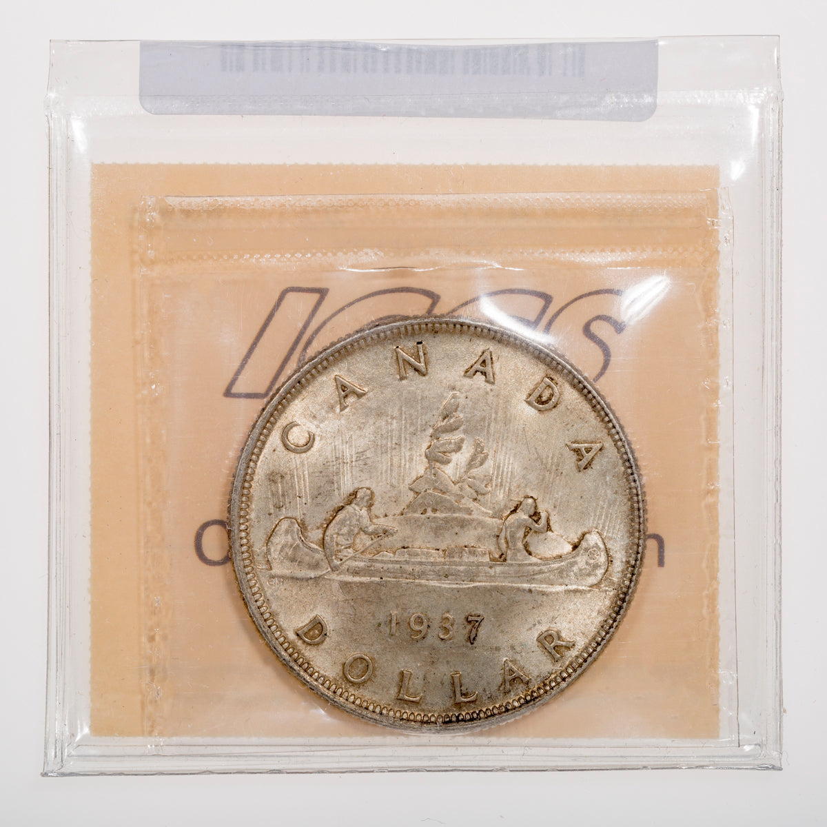 $1 1937 ICCS MS-64