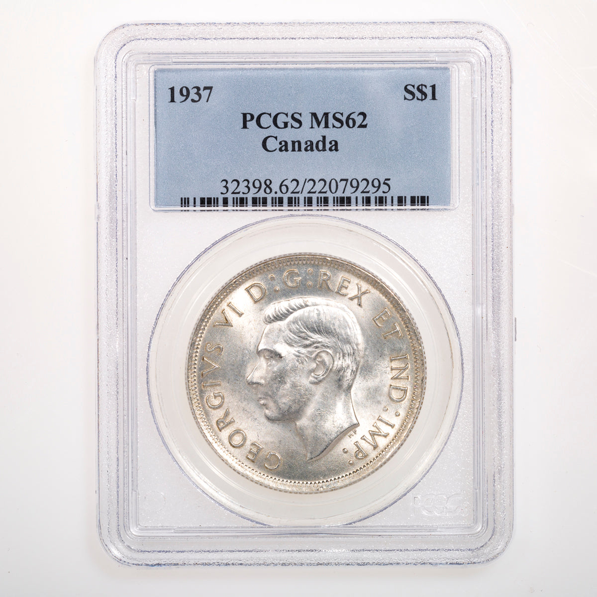 $1 1937 PCGS MS-62
