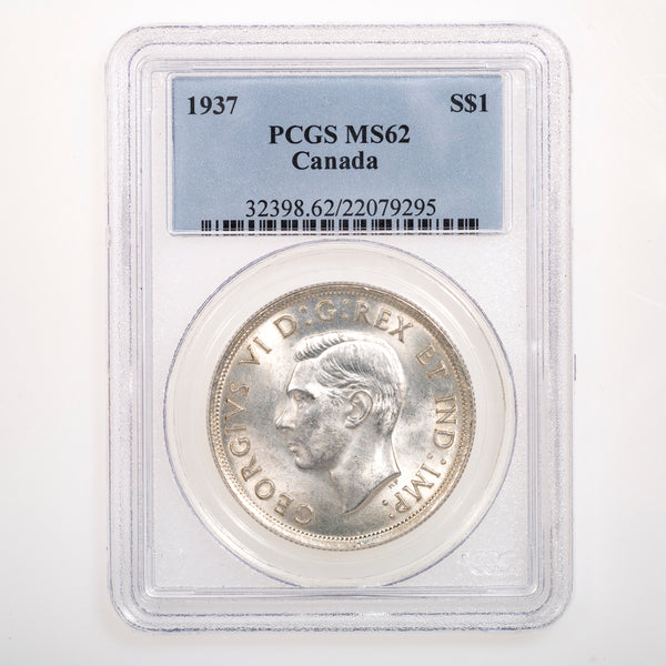 $1 1937 PCGS MS-62