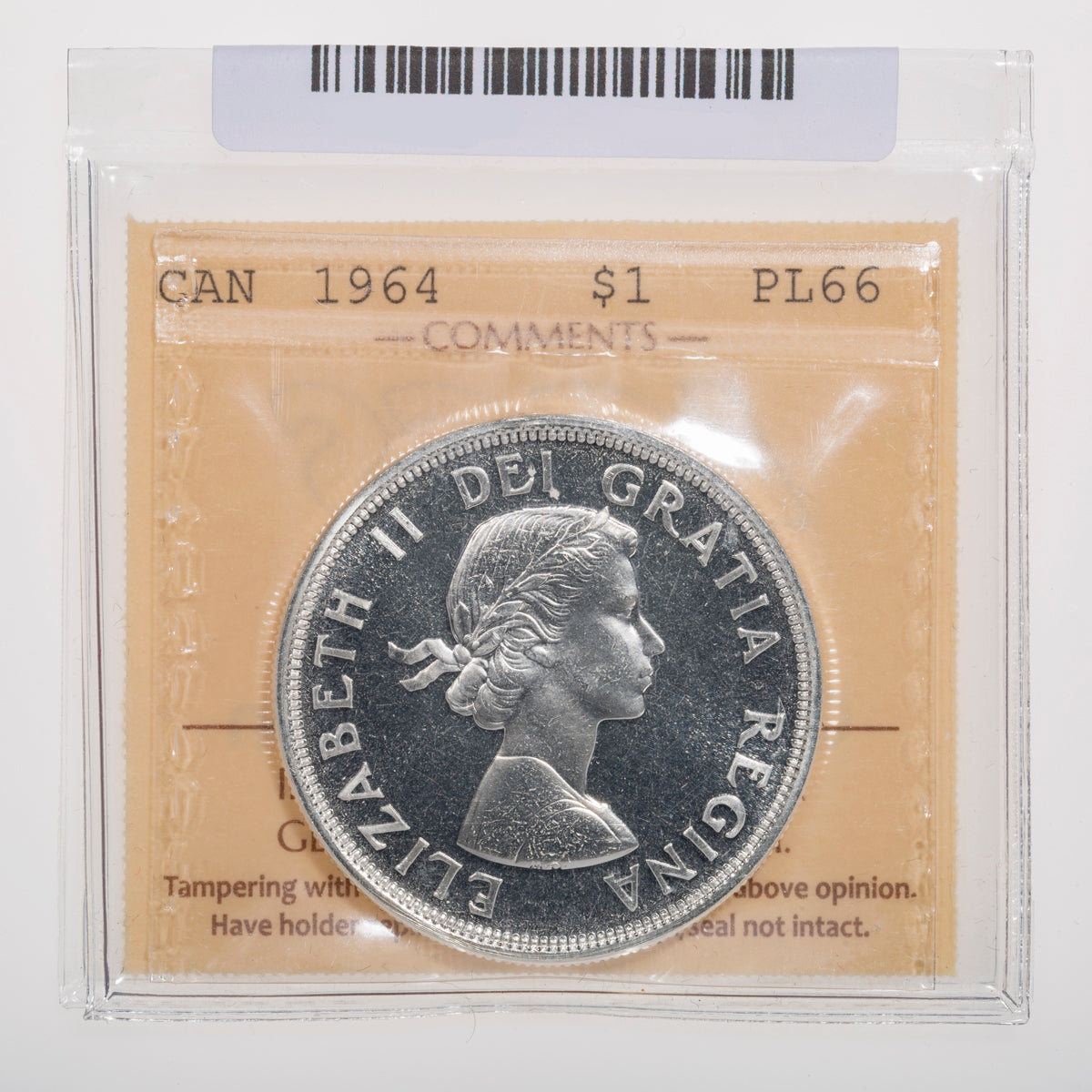 $1 1964 ICCS PL-66 Cameo