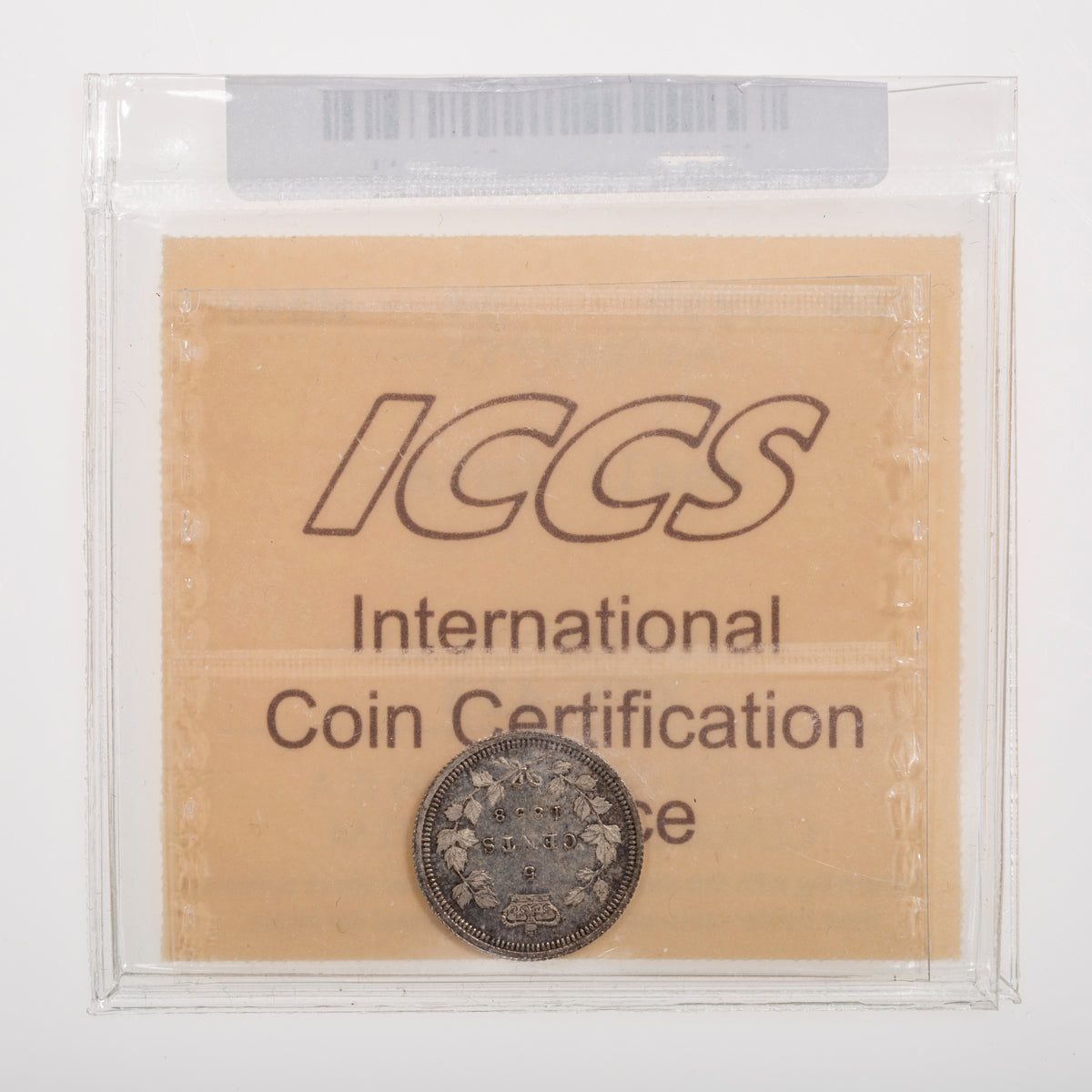 5 Cent 1858 Small Date ICCS MS-63