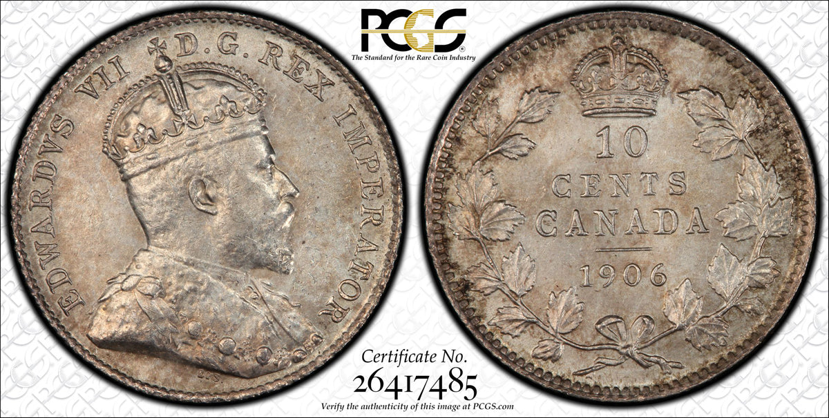 10 Cent 1906 PCGS MS-64 Pittman