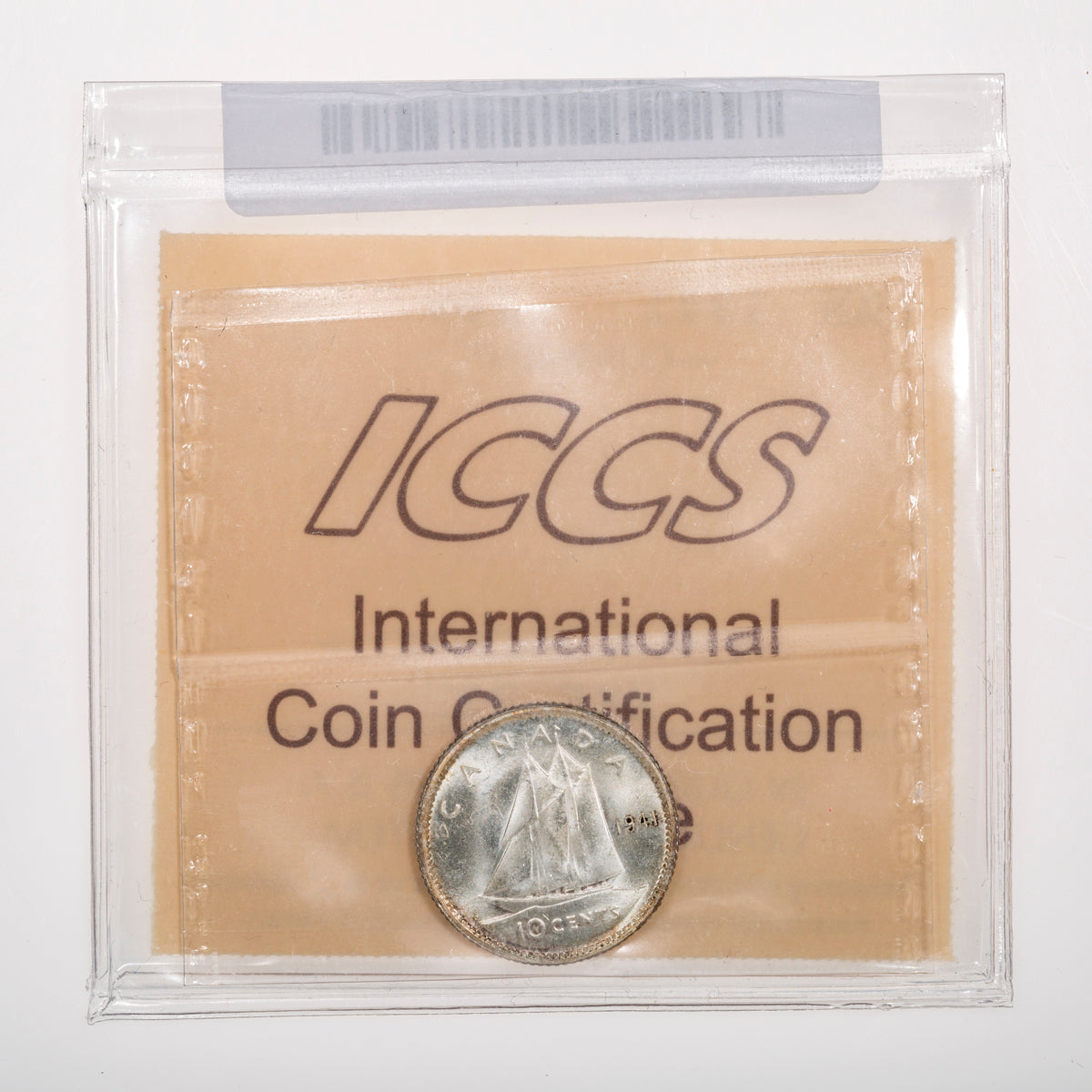 10 Cent 1941 ICCS MS-65