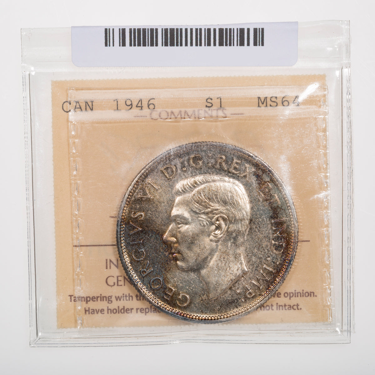 $1 1946 ICCS MS-64