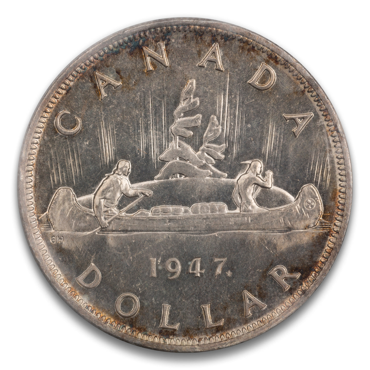 $1 1947 Maple Leaf Double HP ICCS MS-65