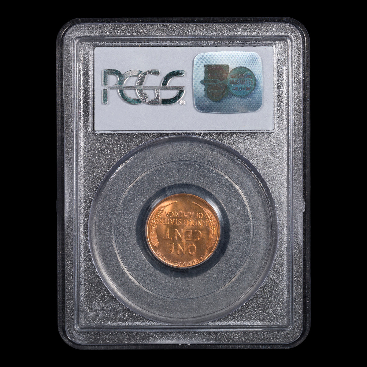 US 1 Cent Wheat 1940S PCGS MS-66 Red
