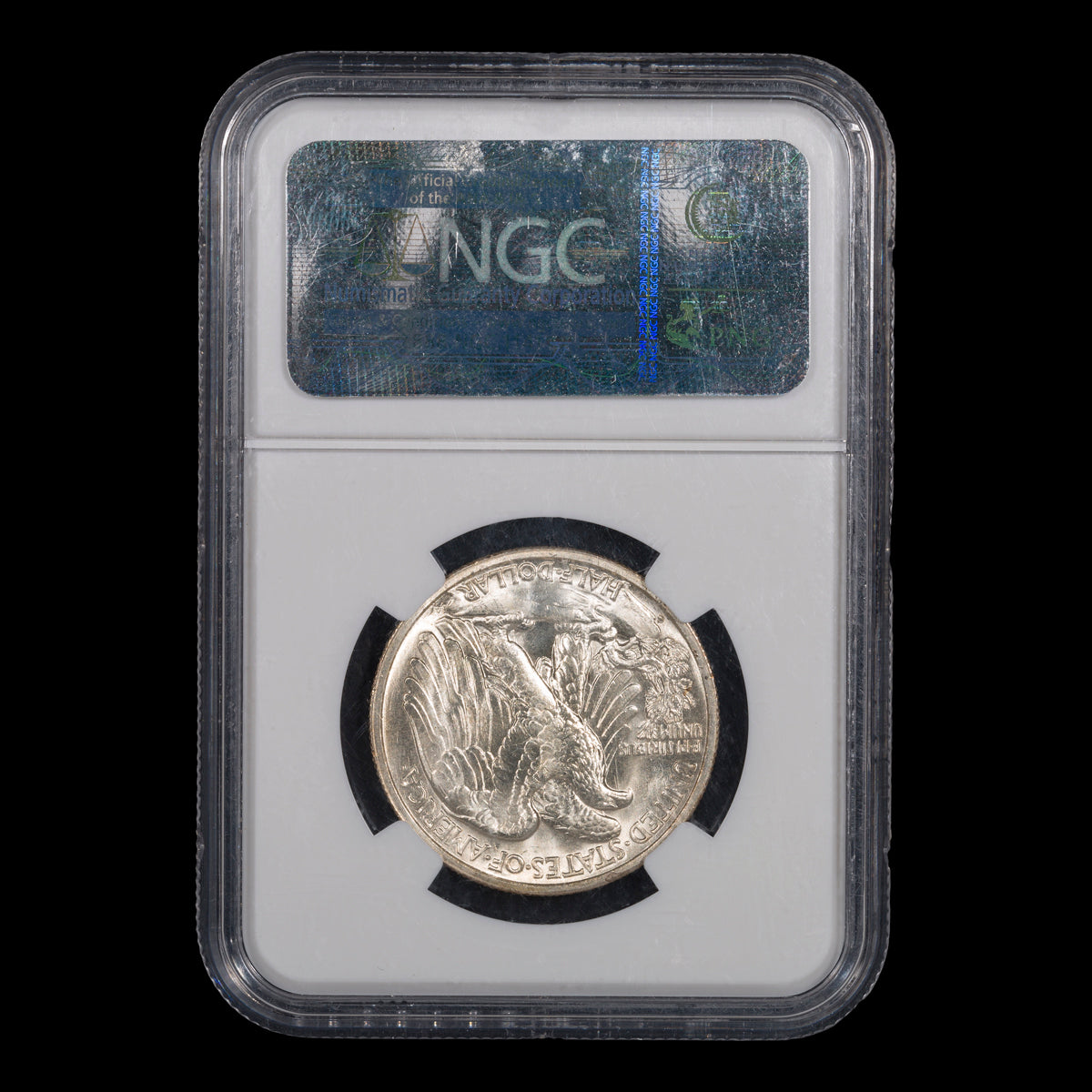 US 50 Cent Walking 1945S NGC MS-60