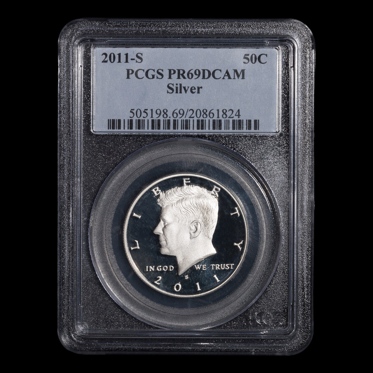 US 50 Cent Kennedy 2011S Silver PCGS MS-64 DCAM
