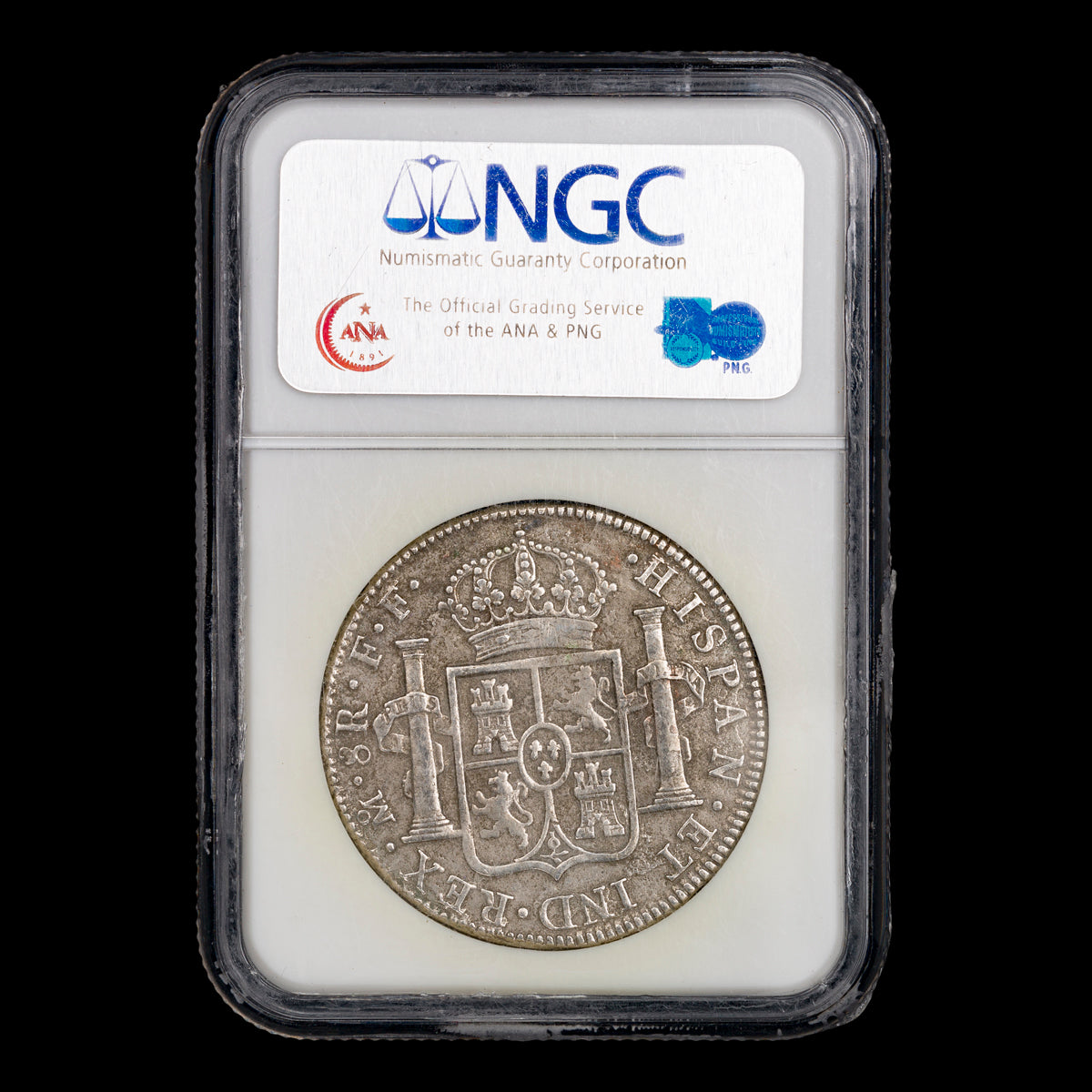 Mexico Silver 8 Reales 1783 Mo FF El Cazador Shipwreck