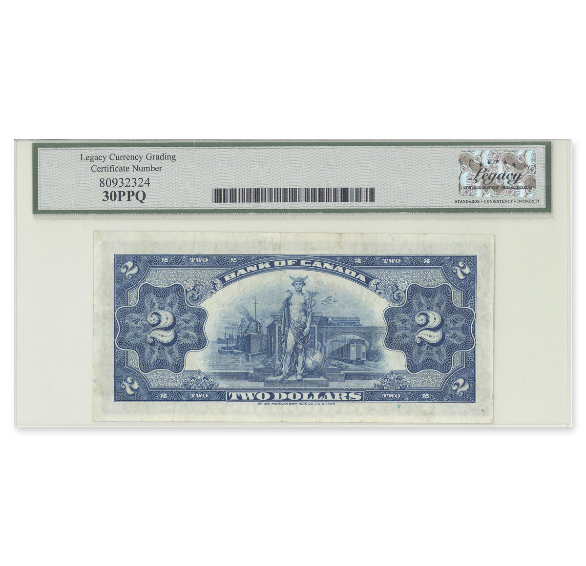 $2 1935 BC-3 English Osborne-Towers Prefix A Legacy VF-30 PPQ