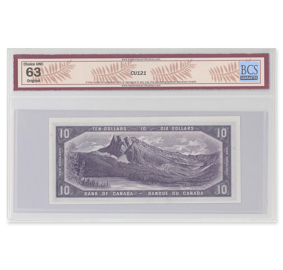 $10 1954 Devil's Face Series BC-32a Coyne-Towers Prefix D/D BCS CUNC-63 Original