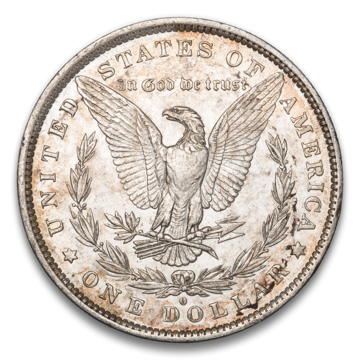 US $1 Morgan 1882O O/S Strong TOP 100 VAM 3 O/S Flush EDS EF-40 - Rare EDS