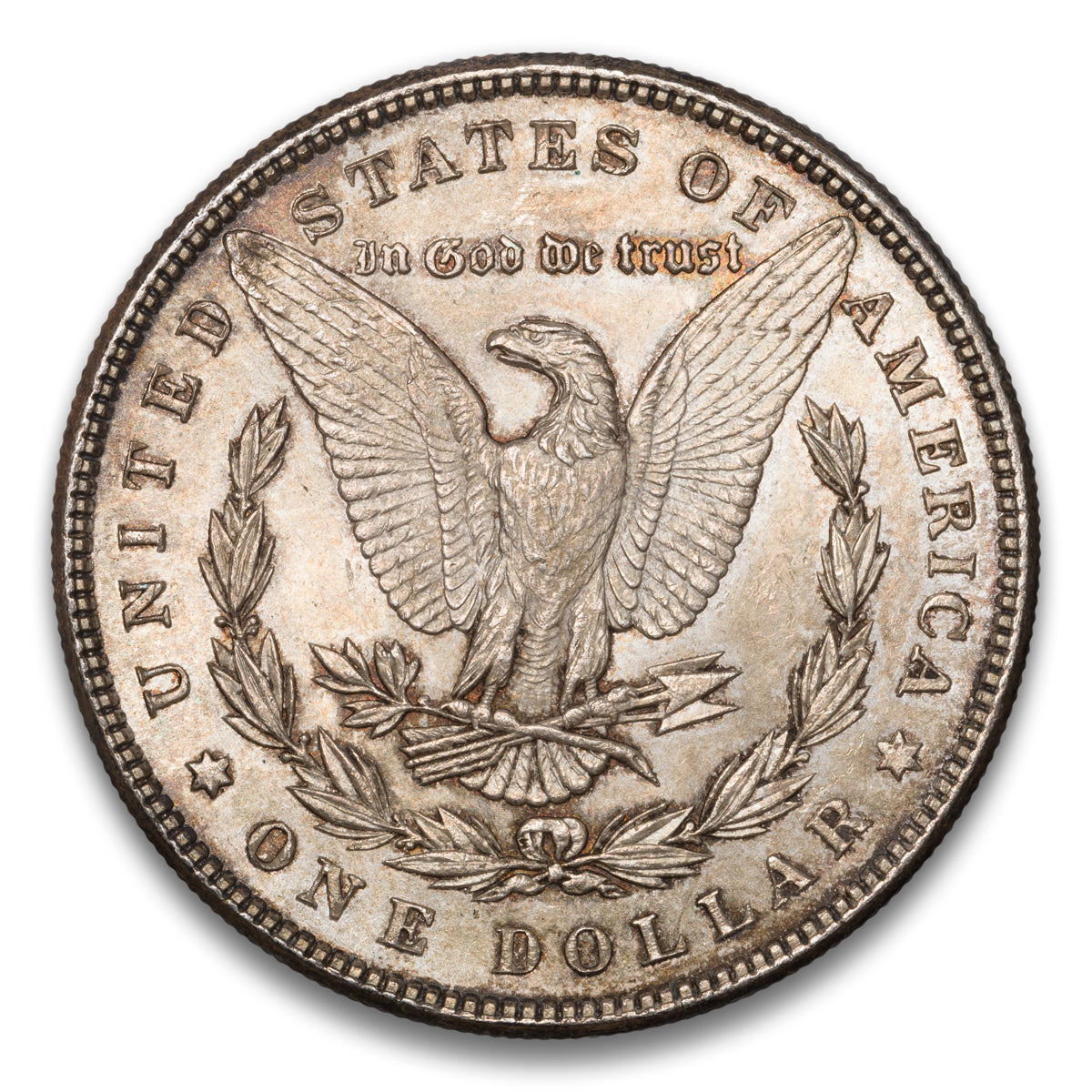 US $1 Morgan 1886 TOP 100 VAM 21 Line in M MPD AU-58