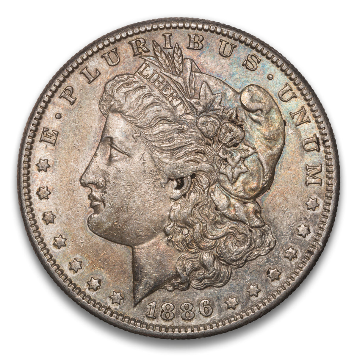 US $1 Morgan 1886S TOP 100 VAM 2 S/S RPM EF-40
