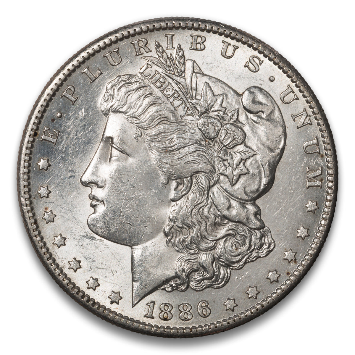 US $1 Morgan 1886S AU-50