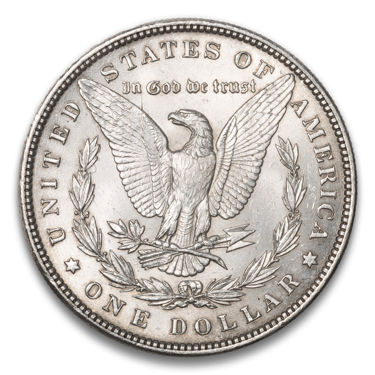 US $1 Morgan 1889 TOP 100 VAM 19B1 Bar Wing & Clash AU-55