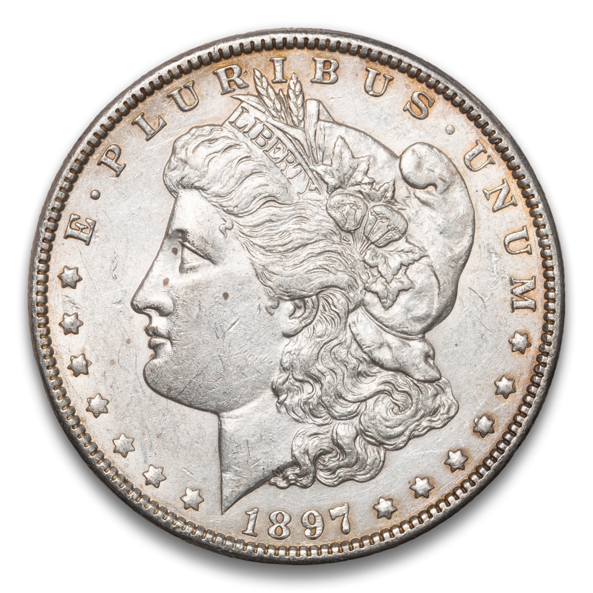 US $1 Morgan 1897 HOT 50 VAM 8 DDO Stars EF-40