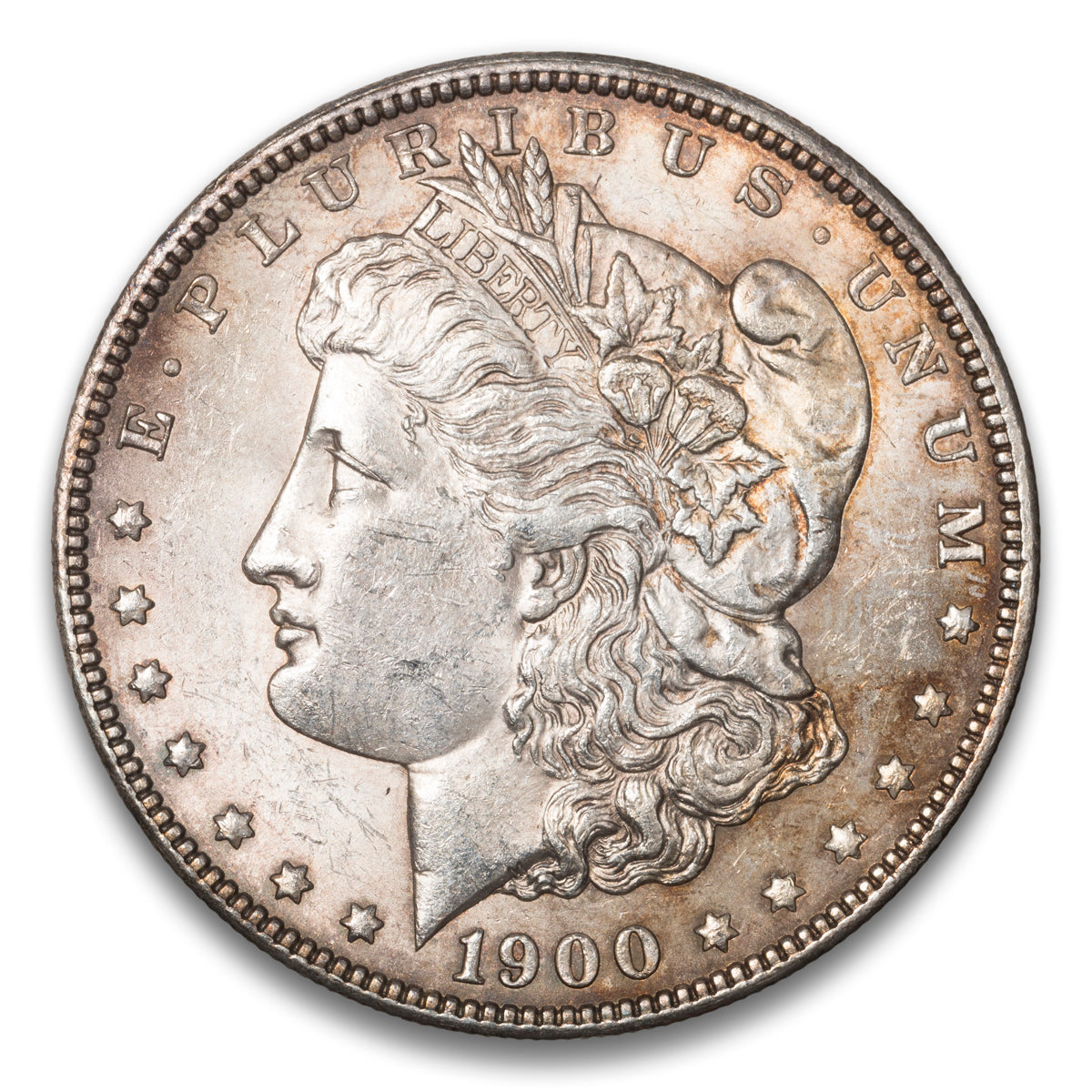 US $1 Morgan 1900 HOT 50 VAM 16 Two Olives DDR & MPD AU-50