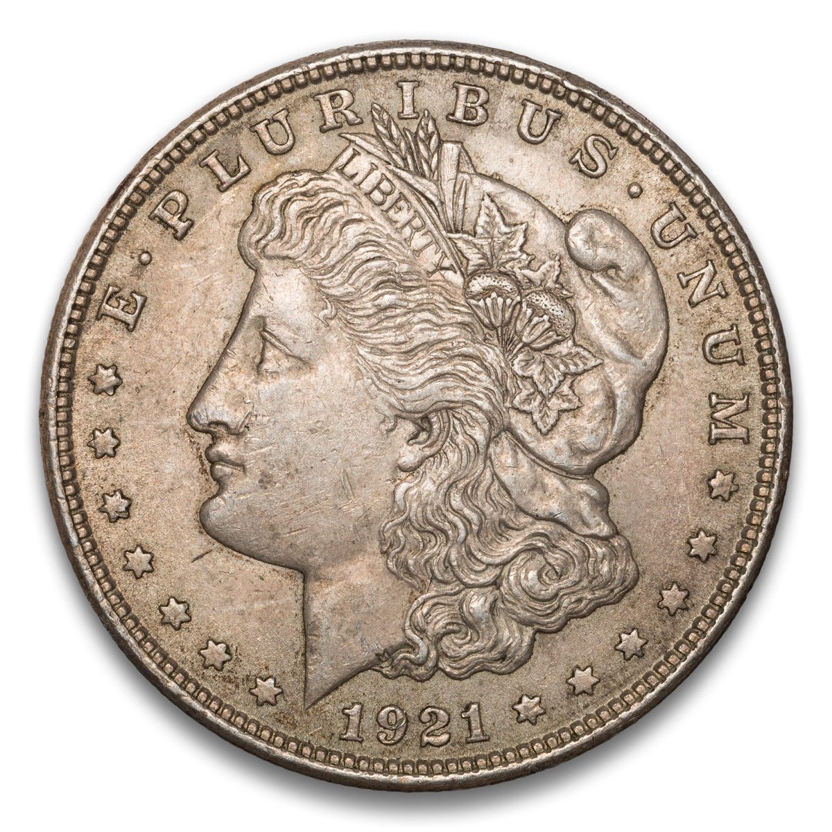 US $1 Morgan 1921 TOP 100 VAM 13 Wide Reeds EF-45
