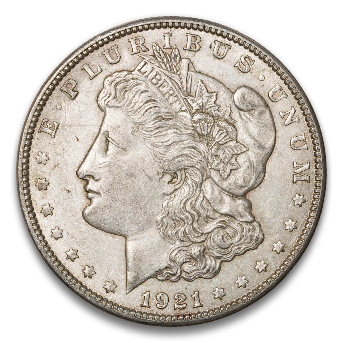 US $1 Morgan 1921 TOP 100 VAM 26 Wide Reeds EF-45