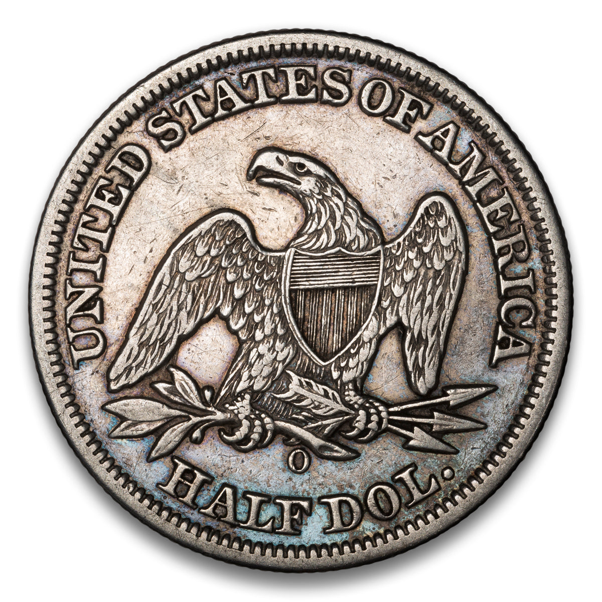 US 50 Cent Seated No Motto 1856O WB-8 Non-Certified EF-40
