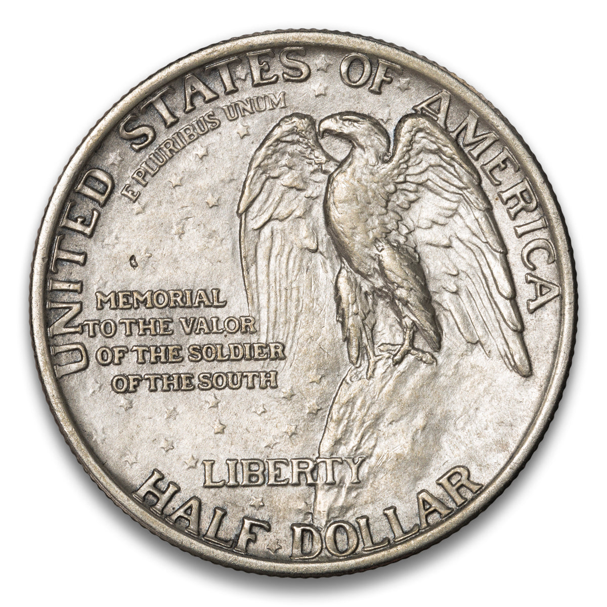 US 50 Cent Commemorative 1925 Stone Mountain Non-Certified AU-50