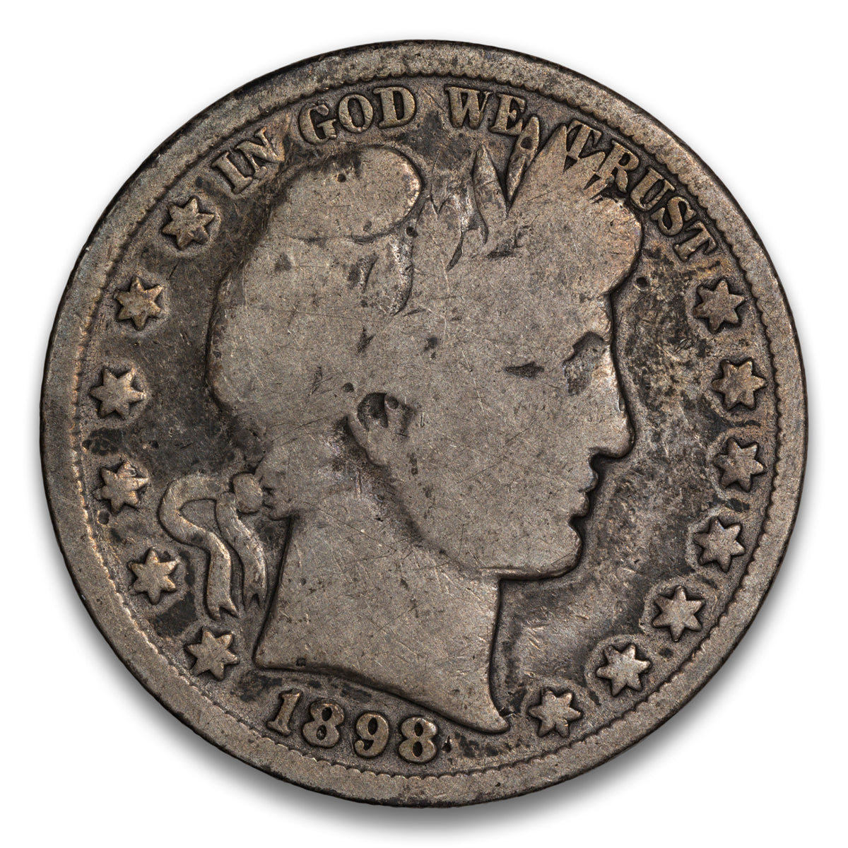 US 50 Cent Barber 1898 G-6