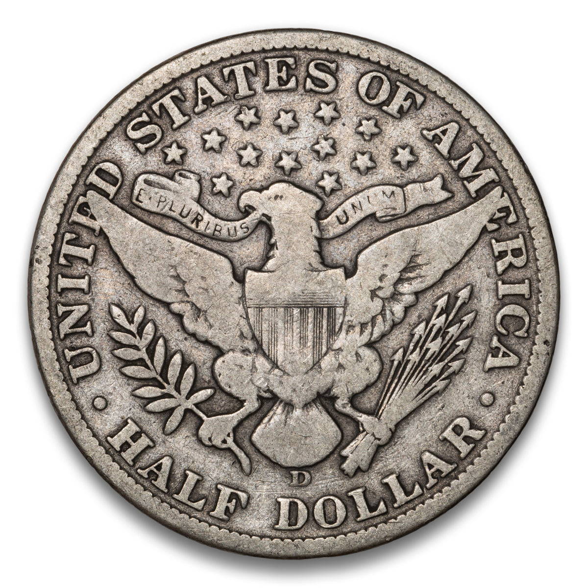US 50 Cent Barber 1915D VG-10