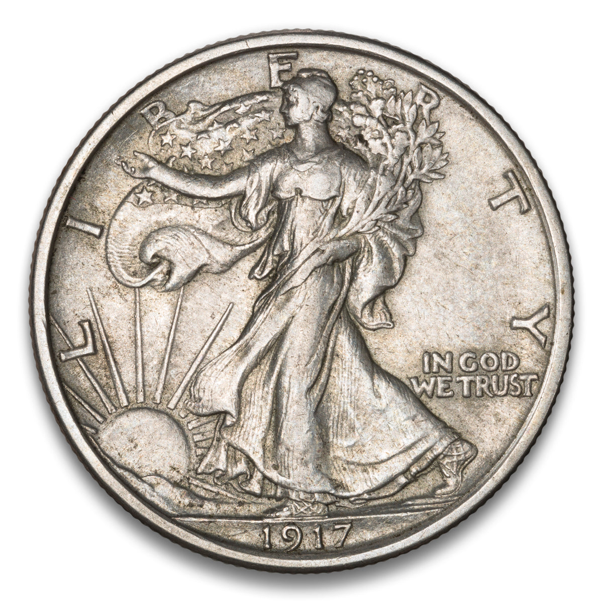 US 50 Cent Walking 1917 AU-50