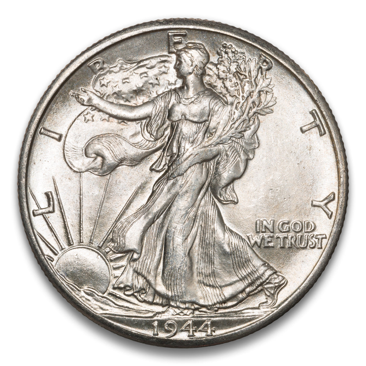 US 50 Cent Walking 1944D MS-64