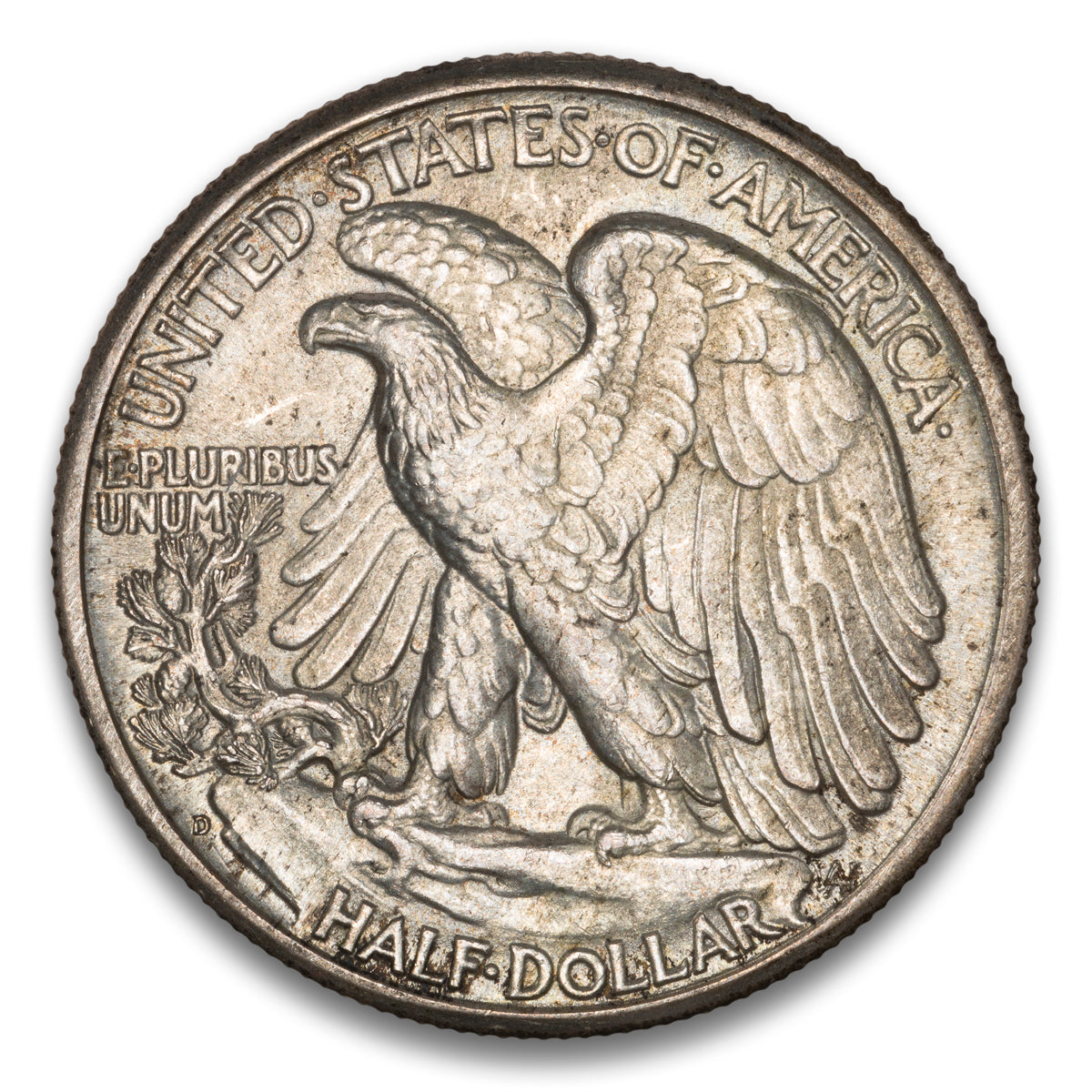 US 50 Cent Walking 1945D AU-58