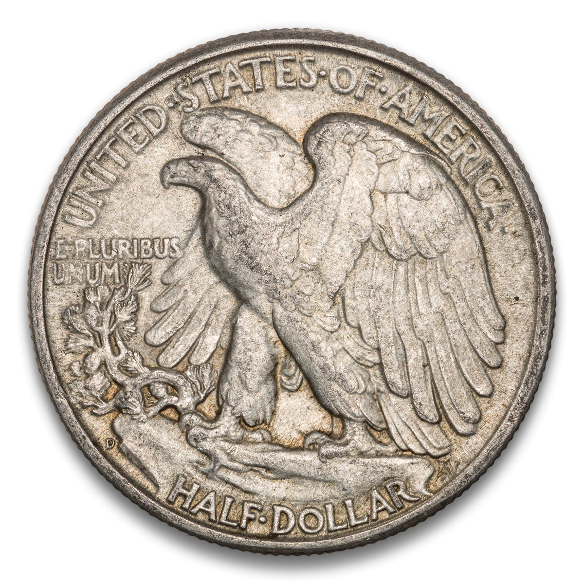 US 50 Cent Walking 1947D AU-55
