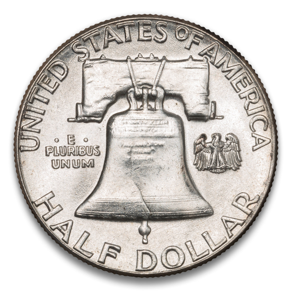 US 50 Cent Franklin 1958 Type 2 Reverse MS-62