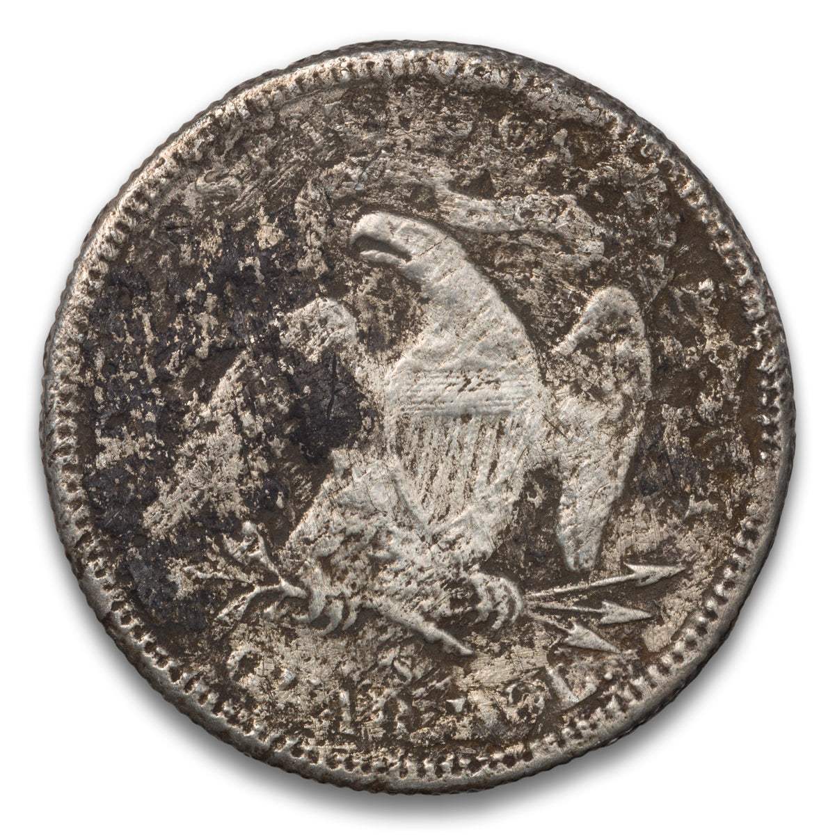 US 25 Cent Seated With Motto 1891 F-12