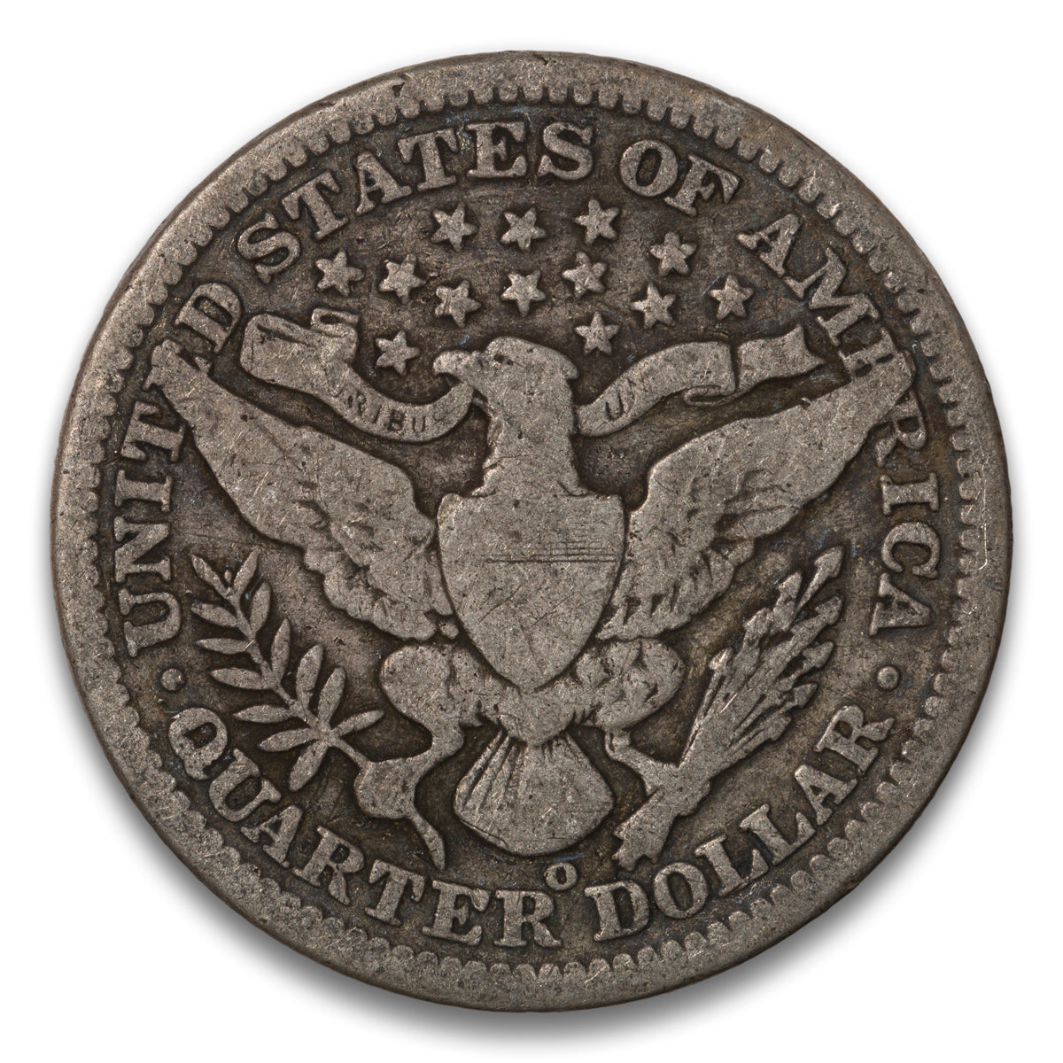 US 25 Cent Barber 1907O VG-8