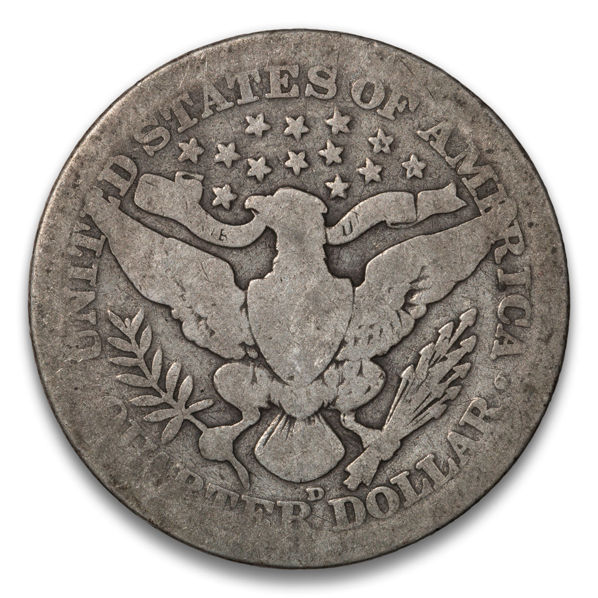 US 25 Cent Barber 1911D G-6