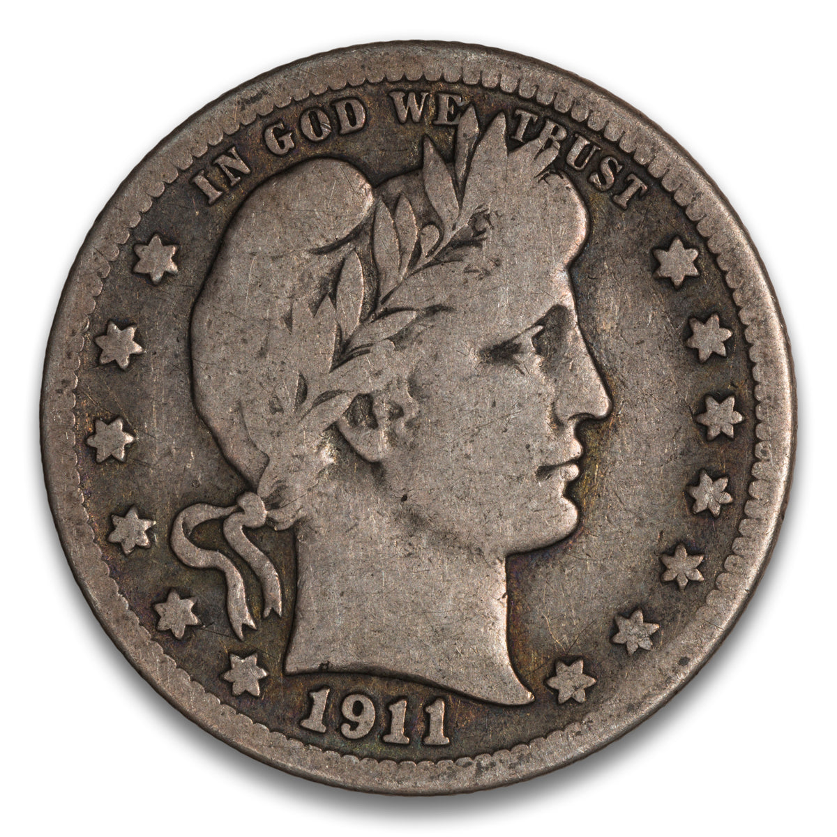 US 25 Cent Barber 1911S VG-10